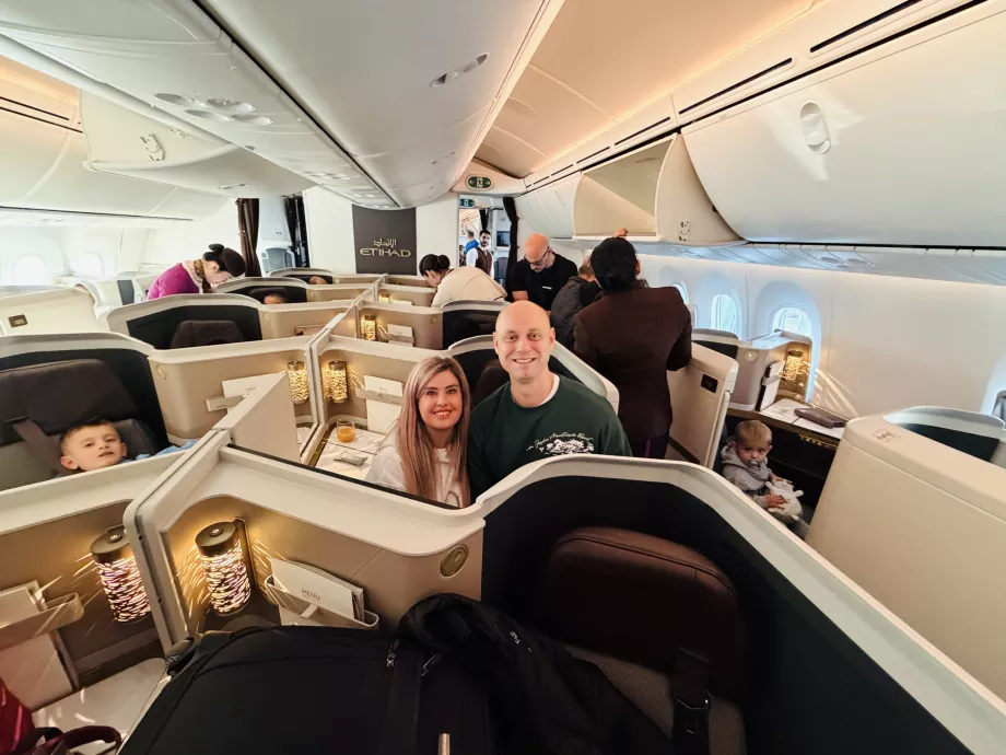 Mi pequeña familia lista para partir