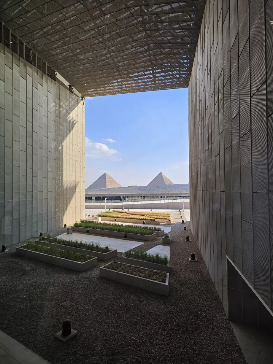 Vista de las Pirámides de Giza