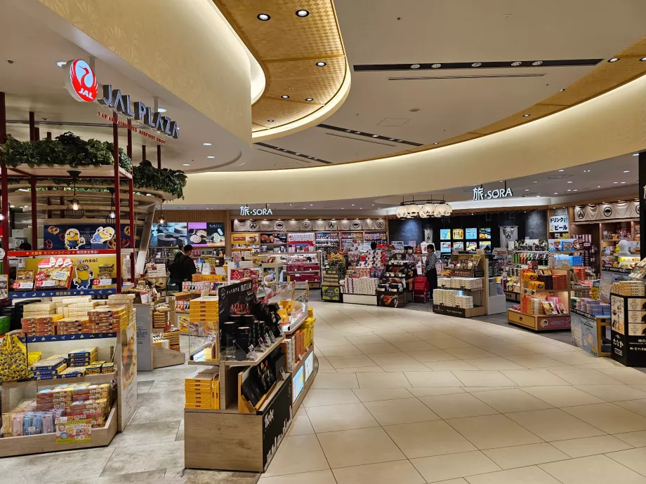 Tiendas tras el control de seguridad