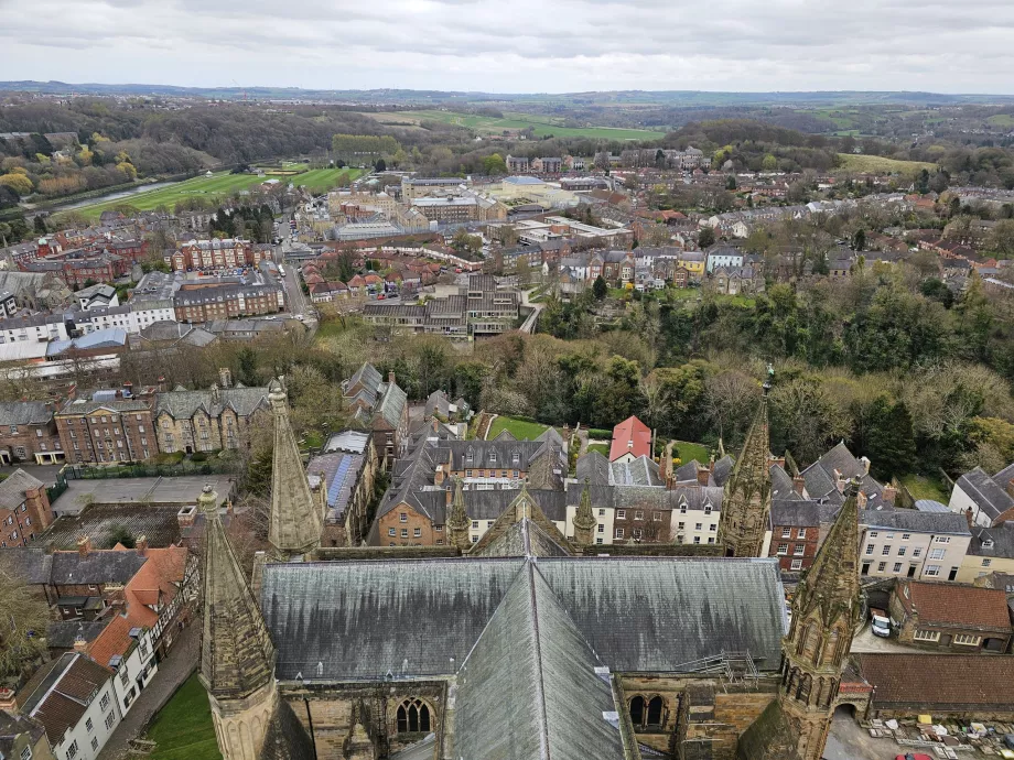 Vista desde el tejado de la catedral
