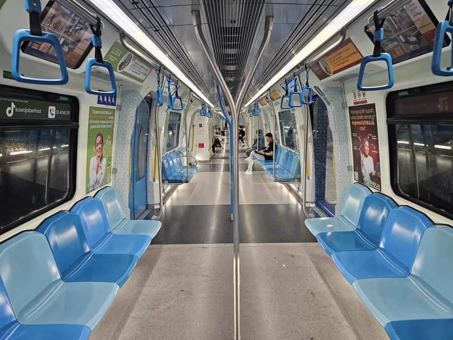 Interior del tren