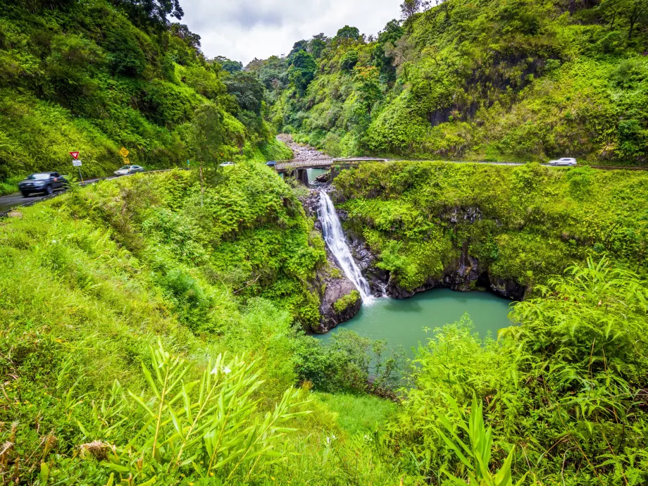 Cascada en Hana Hwy