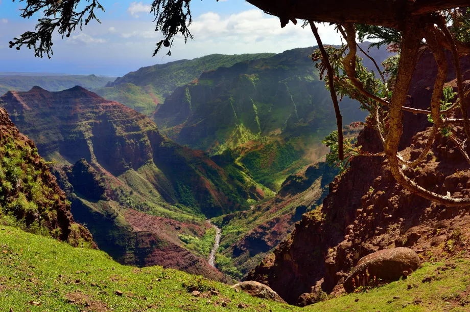 Vista del cañón Waimea