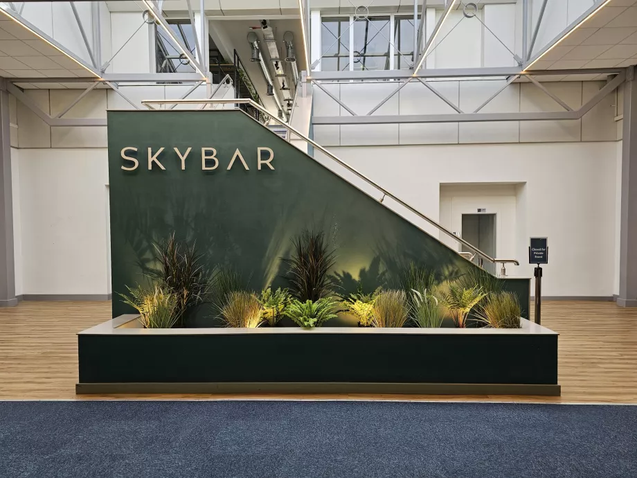 Skybar en la zona pública