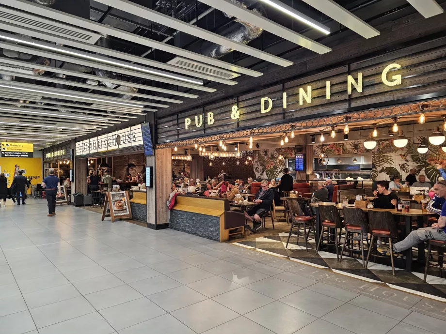 Restaurante, parte de tránsito
