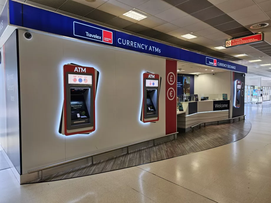 Cajeros automáticos y oficinas de cambio Travelex