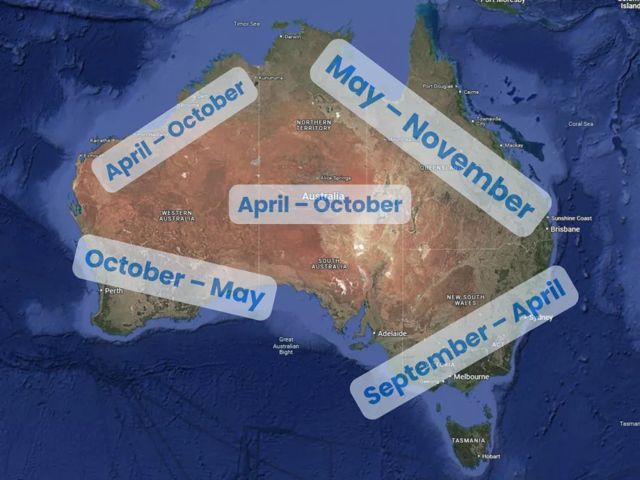 Cuándo ir a Australia