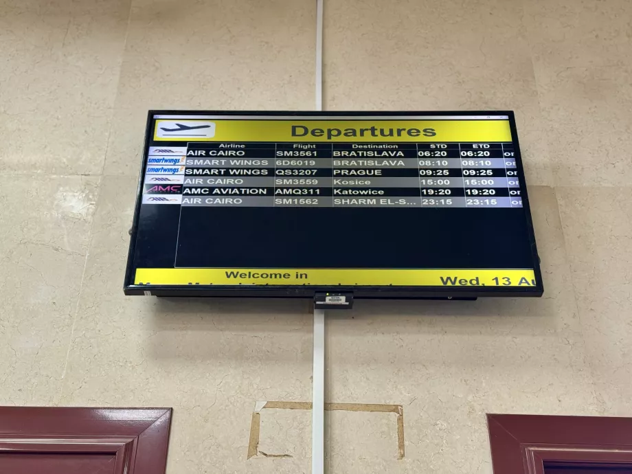Salidas desde el aeropuerto de Marsa Matruh MUH