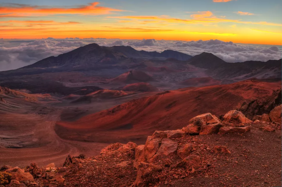 Colores del paisaje al amanecer