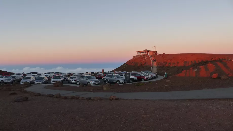 Aparcamiento en la cima