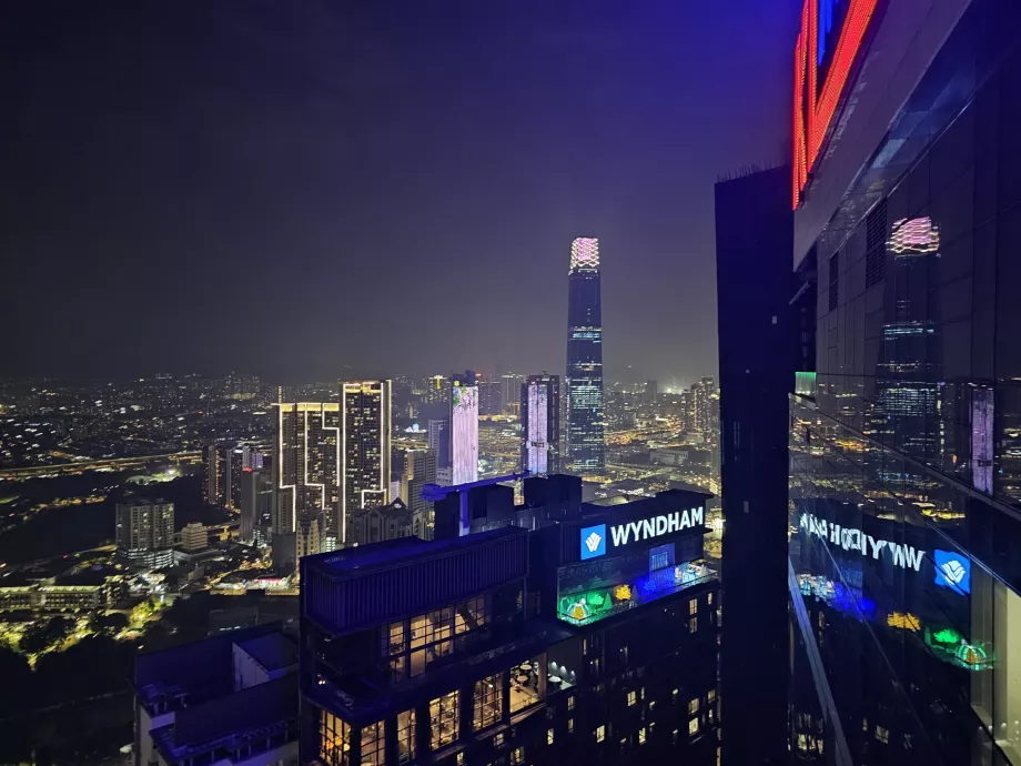Vista desde el bar del hotel