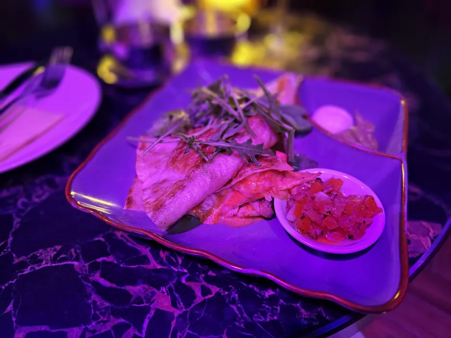 Quesadilla en el bar
