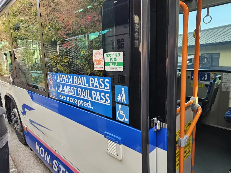 Autobús JR-WEST, validez del pasaporte JR