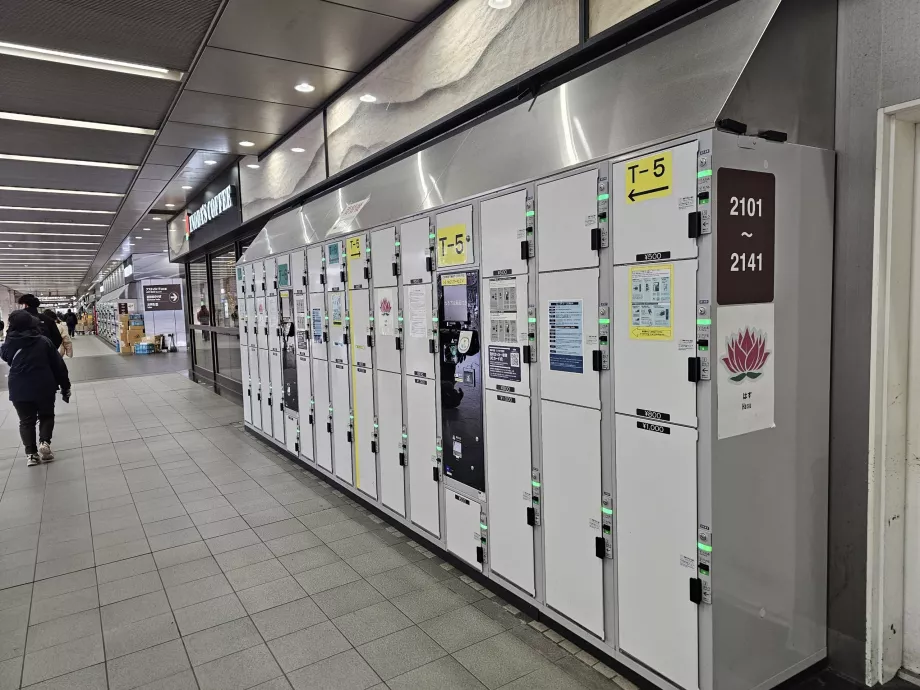 Taquillas para guardar el equipaje