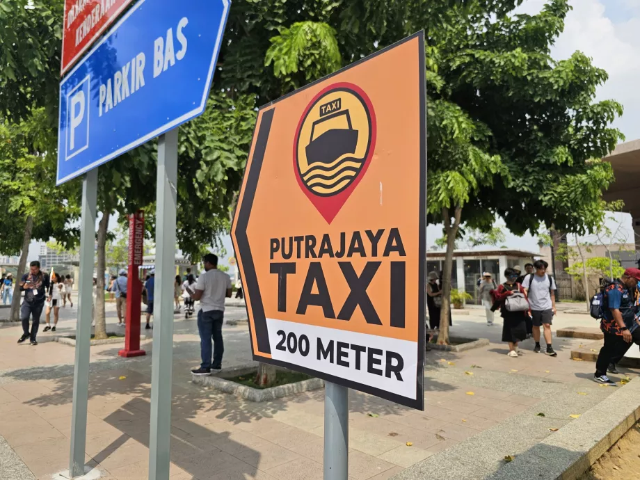 Señales para taxi acuático