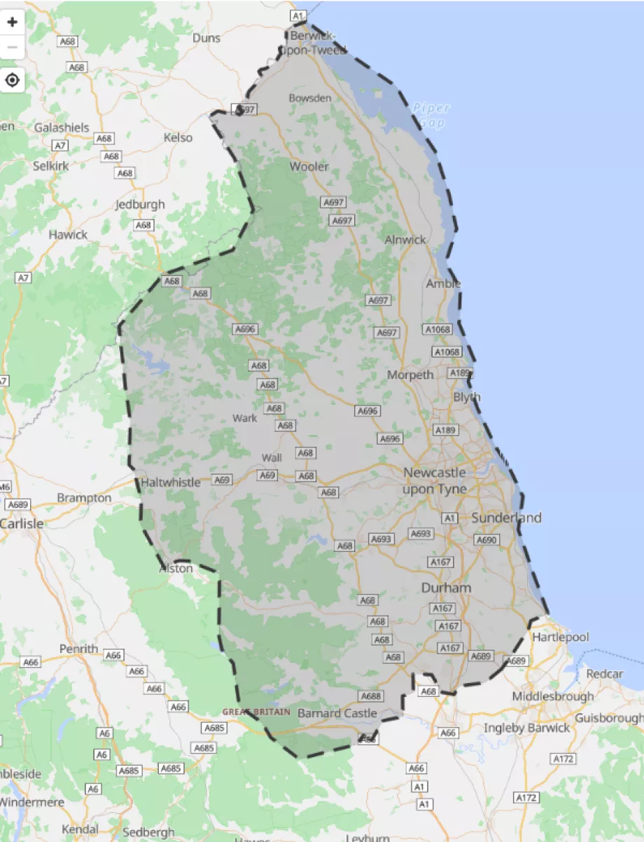 Mapa del Economato TNE