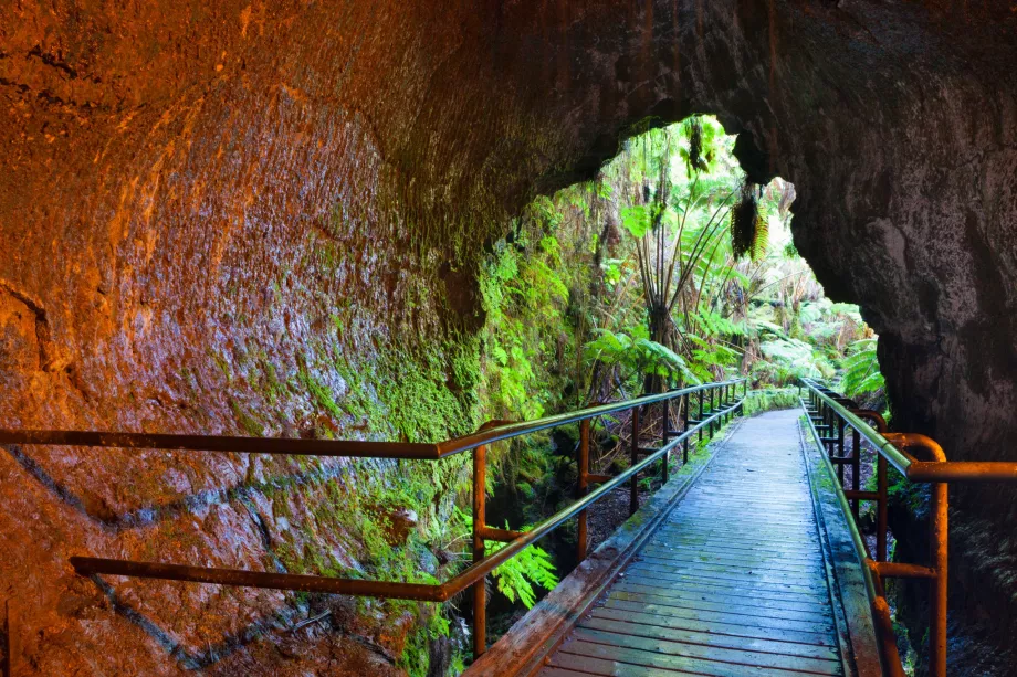 Entrada y salida del túnel