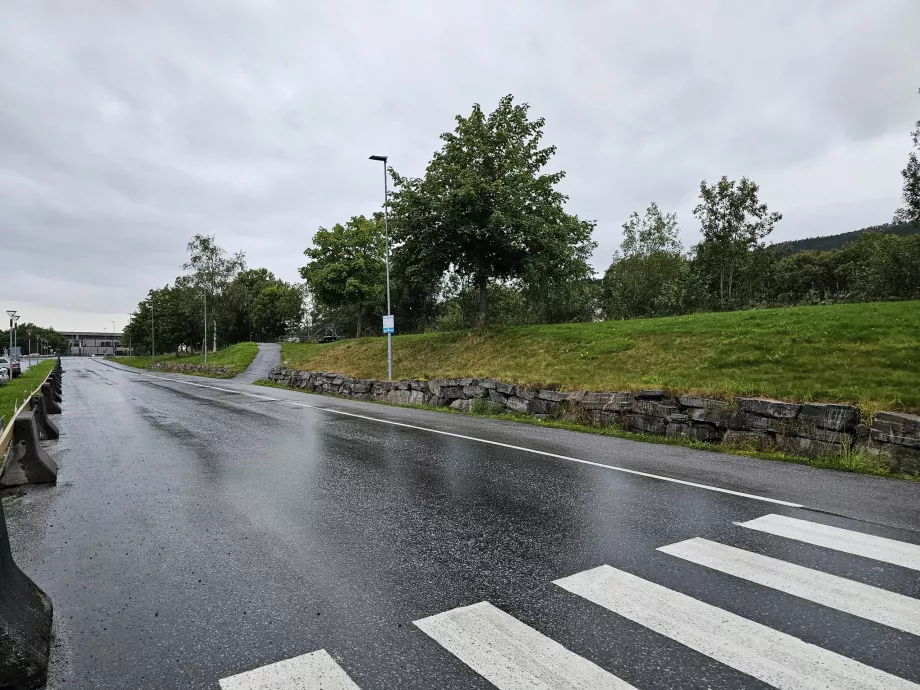 Cómo llegar a la parada de autobús en dirección a Molde