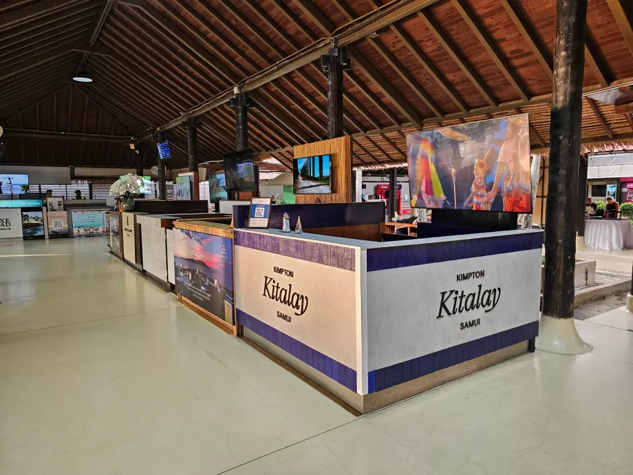 Mostradores de traslado de hoteles