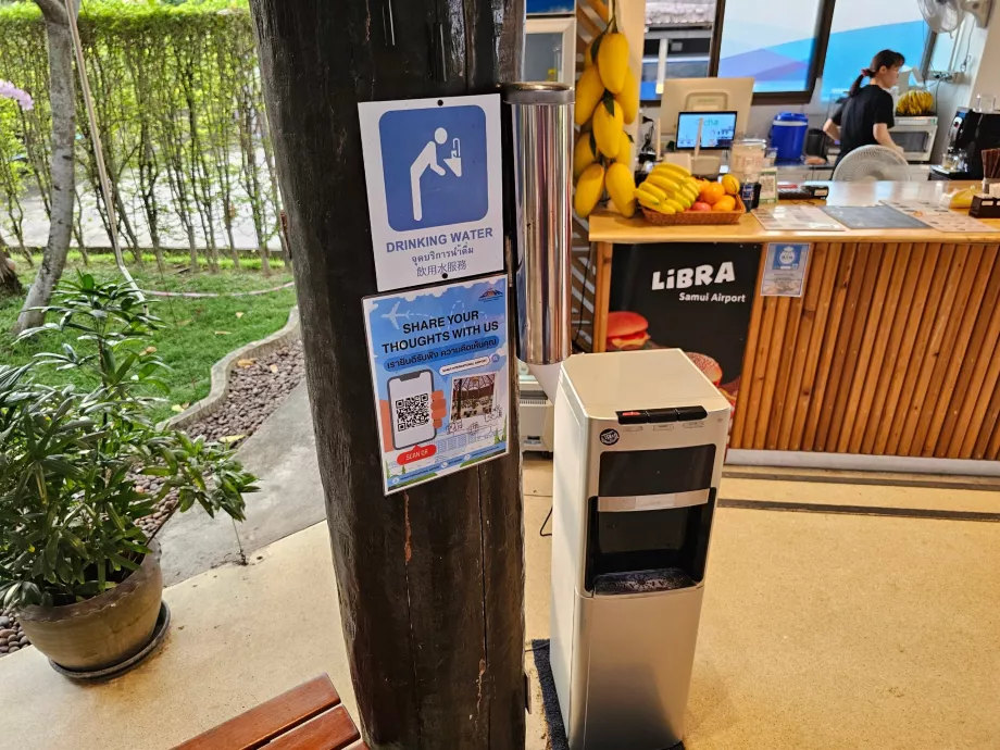 Agua potable, zona de tránsito