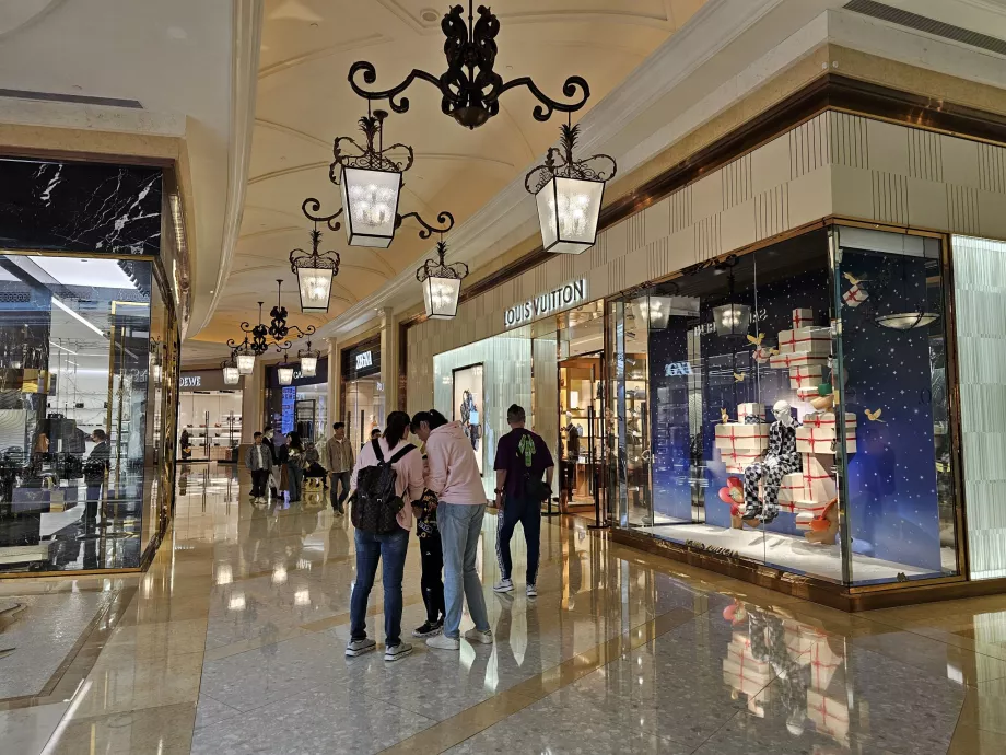 La galería comercial de The Parisian