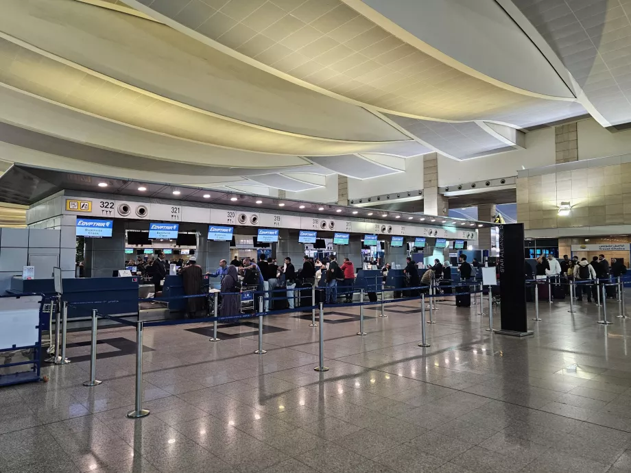 Sala de facturación de la Terminal 3