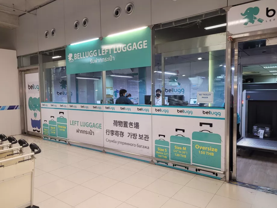 Consigna de equipajes, Aeropuerto de BKK