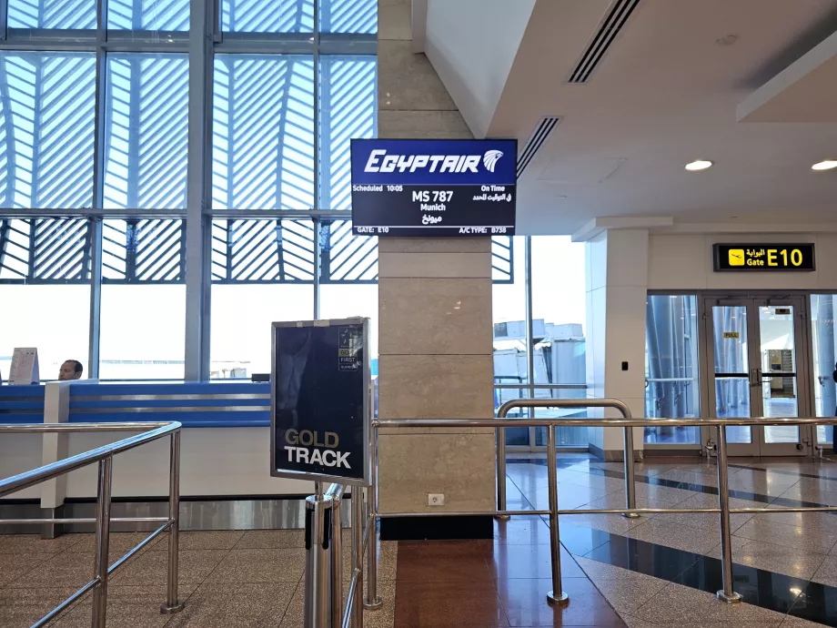 Embarque en el vuelo a Múnich