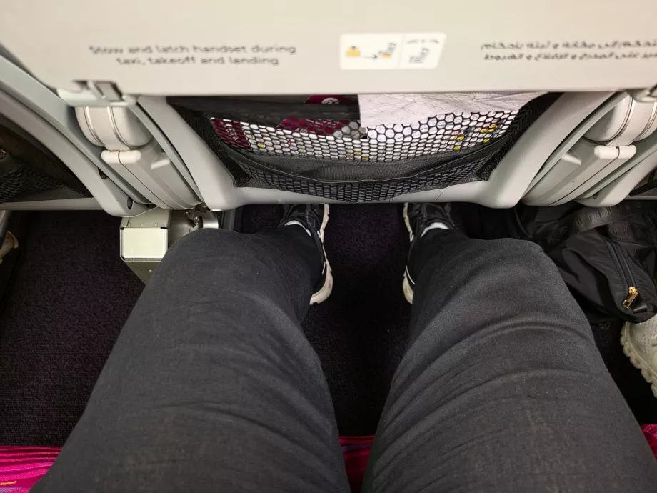 Espacio para las piernas