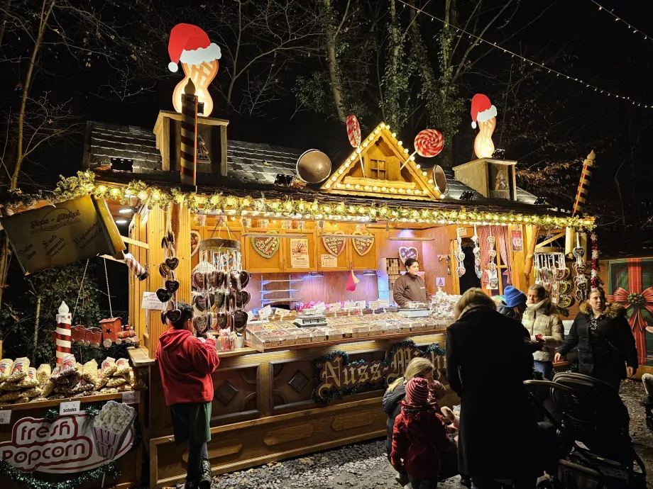 Mercado de Navidad de Sachsenhäuser en Goetheturm