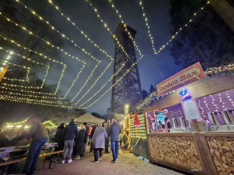 Mercado de Navidad de Sachsenhäuser en Goetheturm