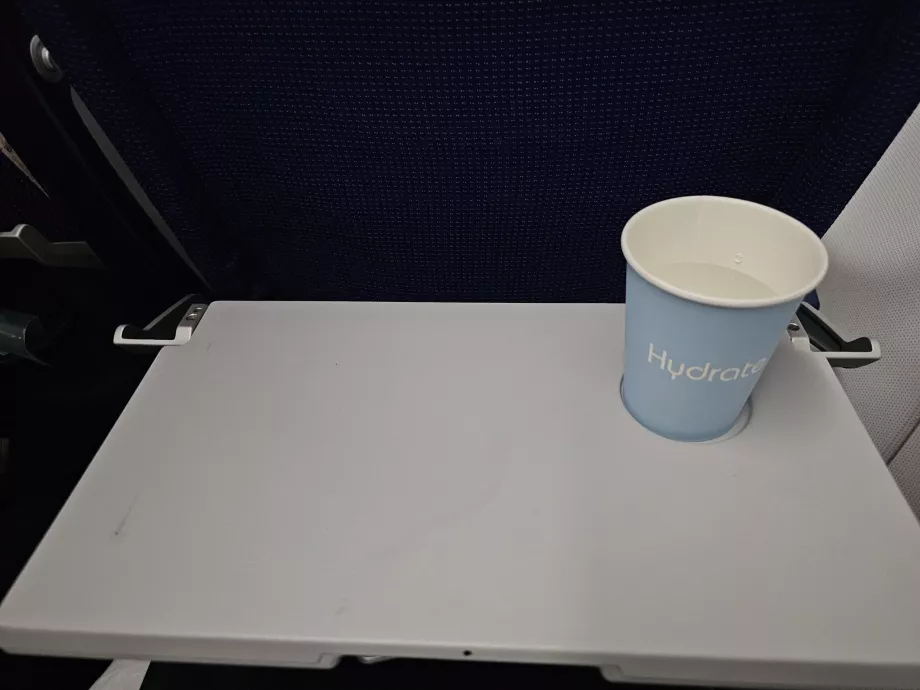 Agua gratuita durante el vuelo