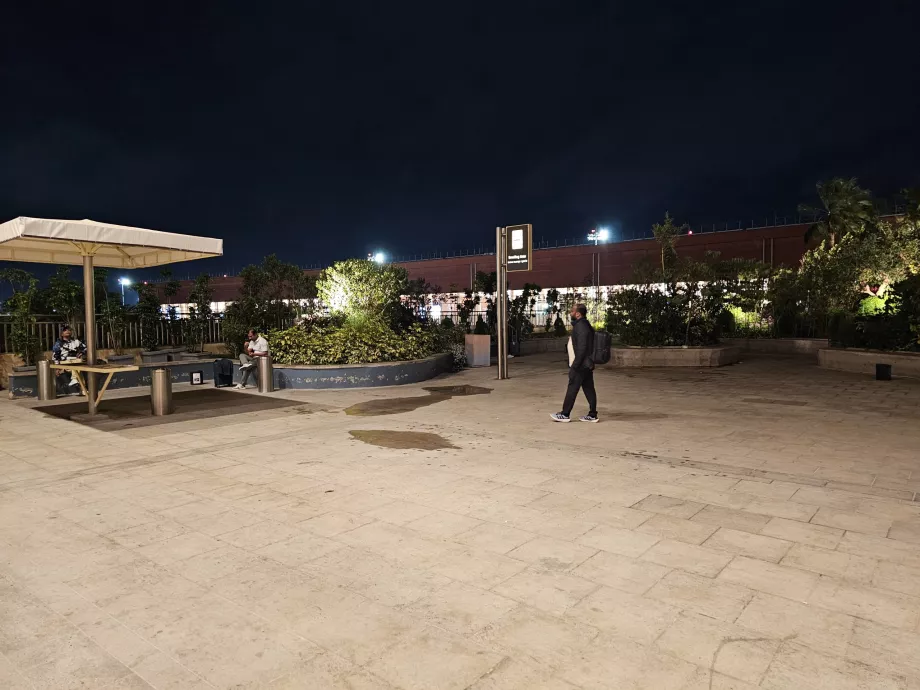 Terraza exterior para fumadores
