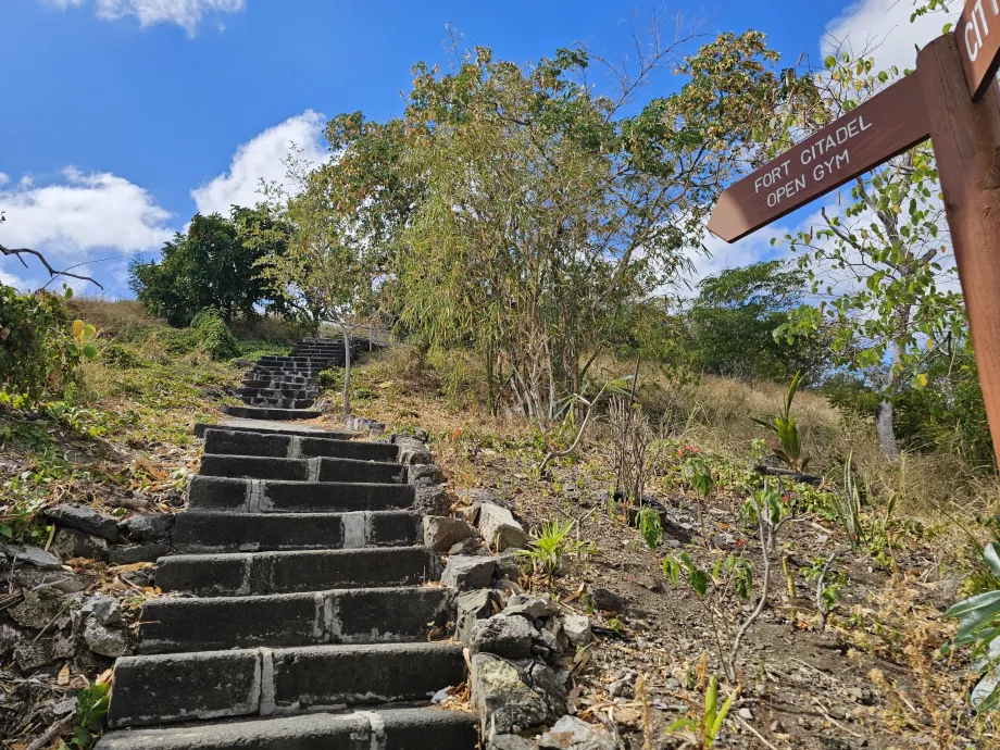 Escaleras de la Ciudadela del Fuerte