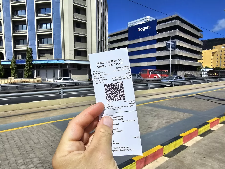 Billete de tranvía