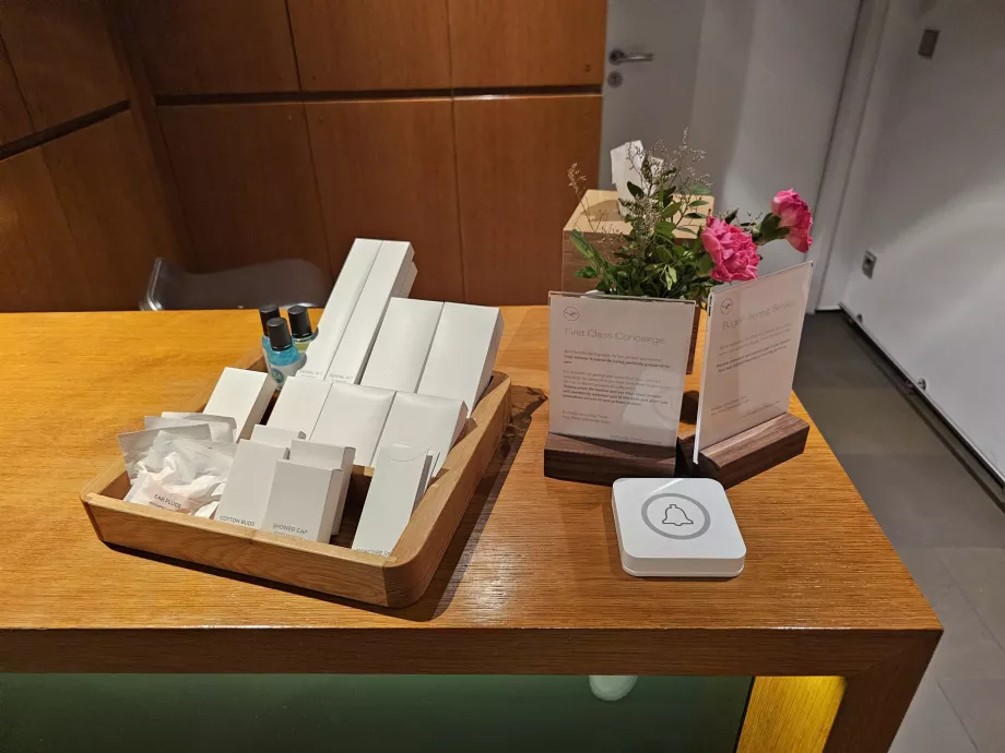 Recepción en las duchas