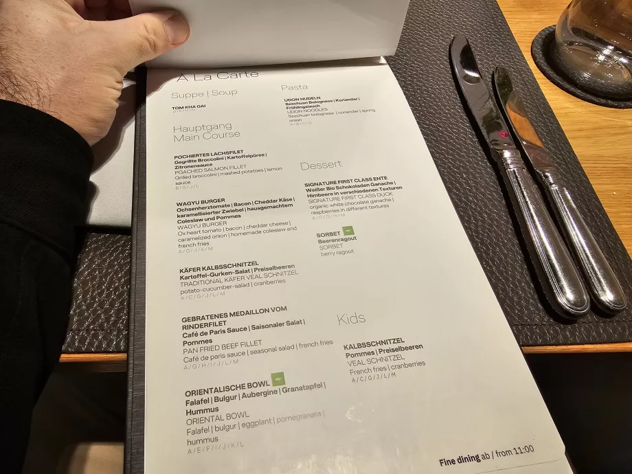 Restaurante a la carta