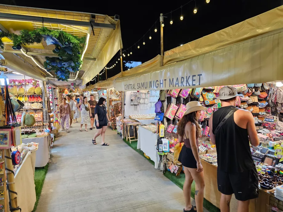 Mercado nocturno de Samui Central