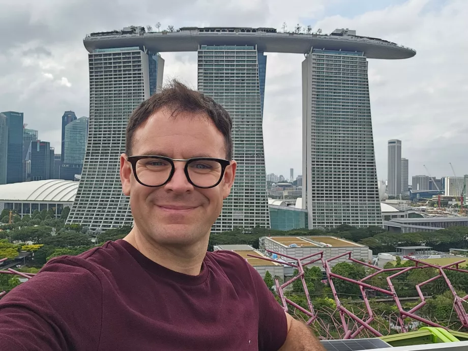 Yo en el Observatorio Supertree