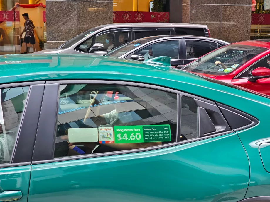 Lista de precios de taxis