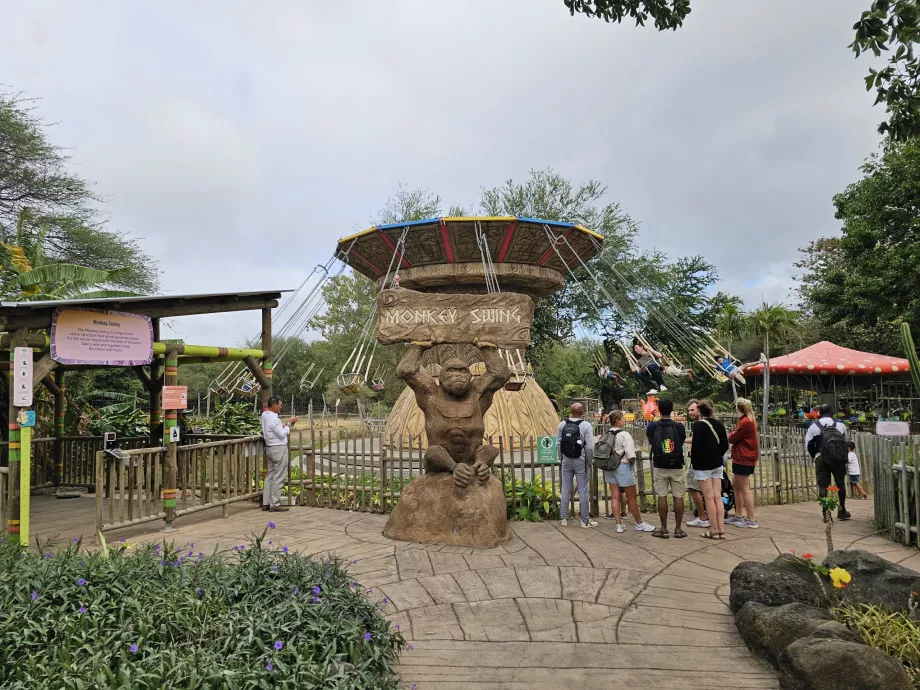 Sección infantil del zoo de Casela