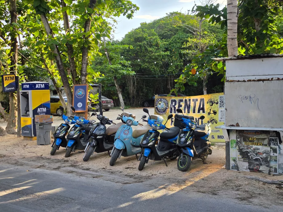 Alquiler de motos en Tulum