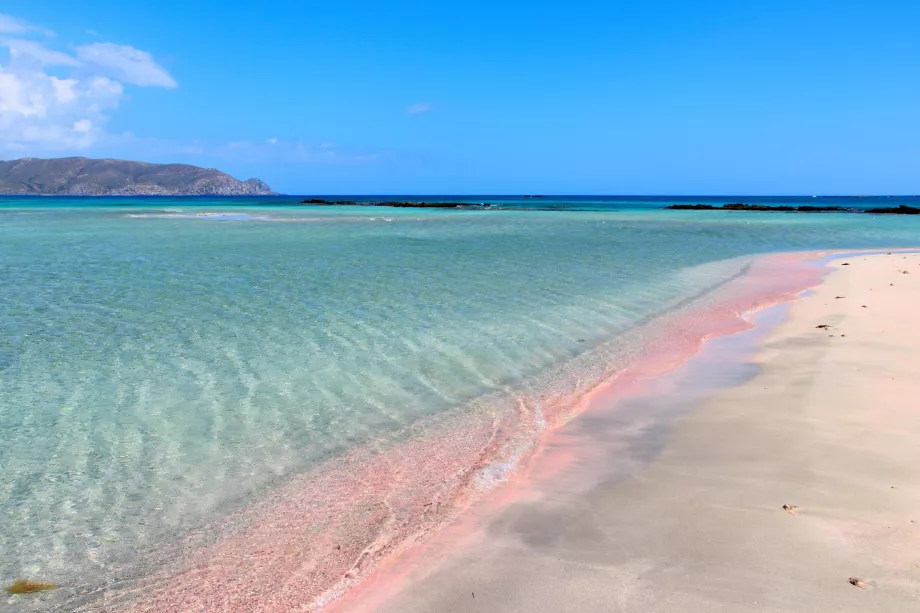 Arena rosa en Elafonisi