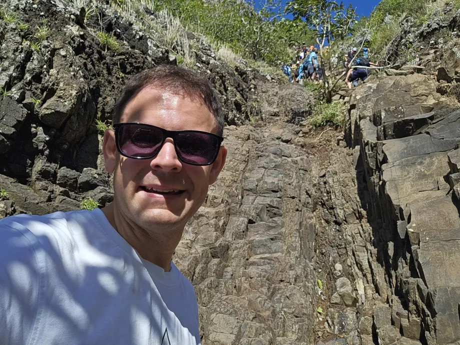 Sección de escalada
