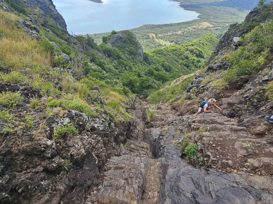 Escalada en Le Morne