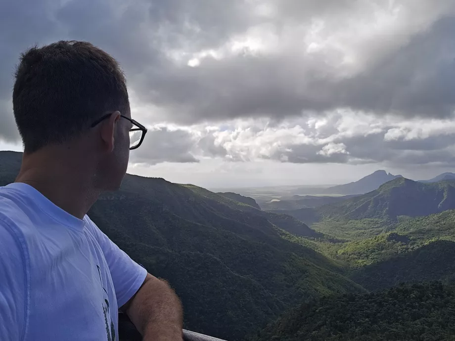 Yo en el mirador de Gorges