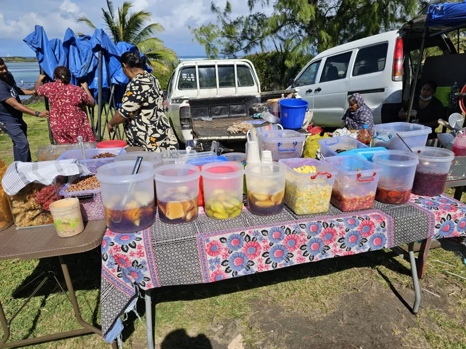 Refrescos en la playa