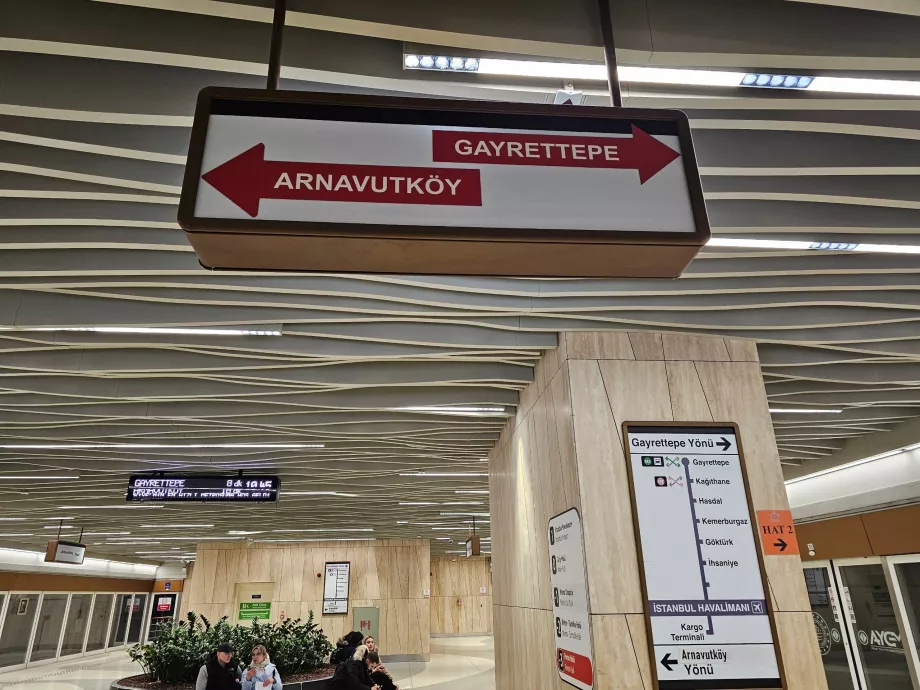 Dirección de Gayrettepe hacia el centro