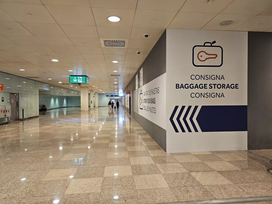 Depósito de equipajes, Terminal 1