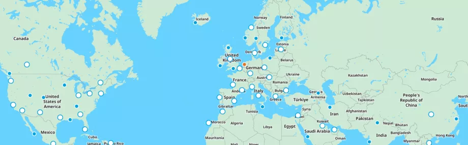 Mapa de ruta de KLM